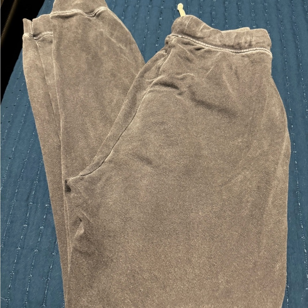 American Apparel Gray Sweatpants Relaxed‎ Fit Joggers - Picture 3 of 4